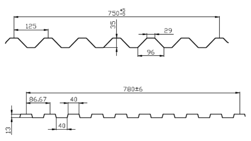 roofing sheet profile