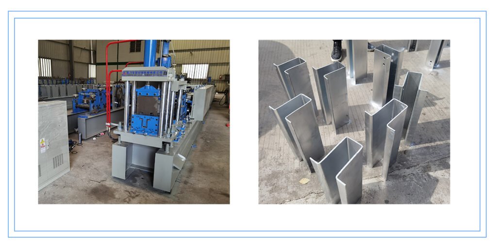 hat channel roll former