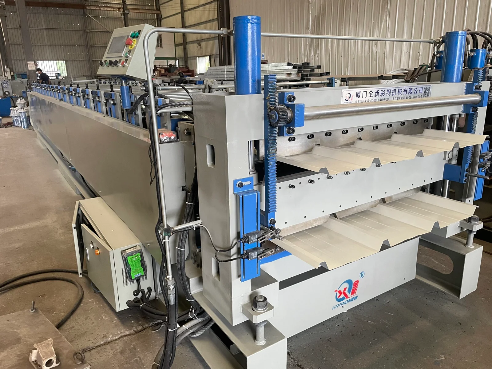 Double Layer Roofing Sheet Roll Forming Machine