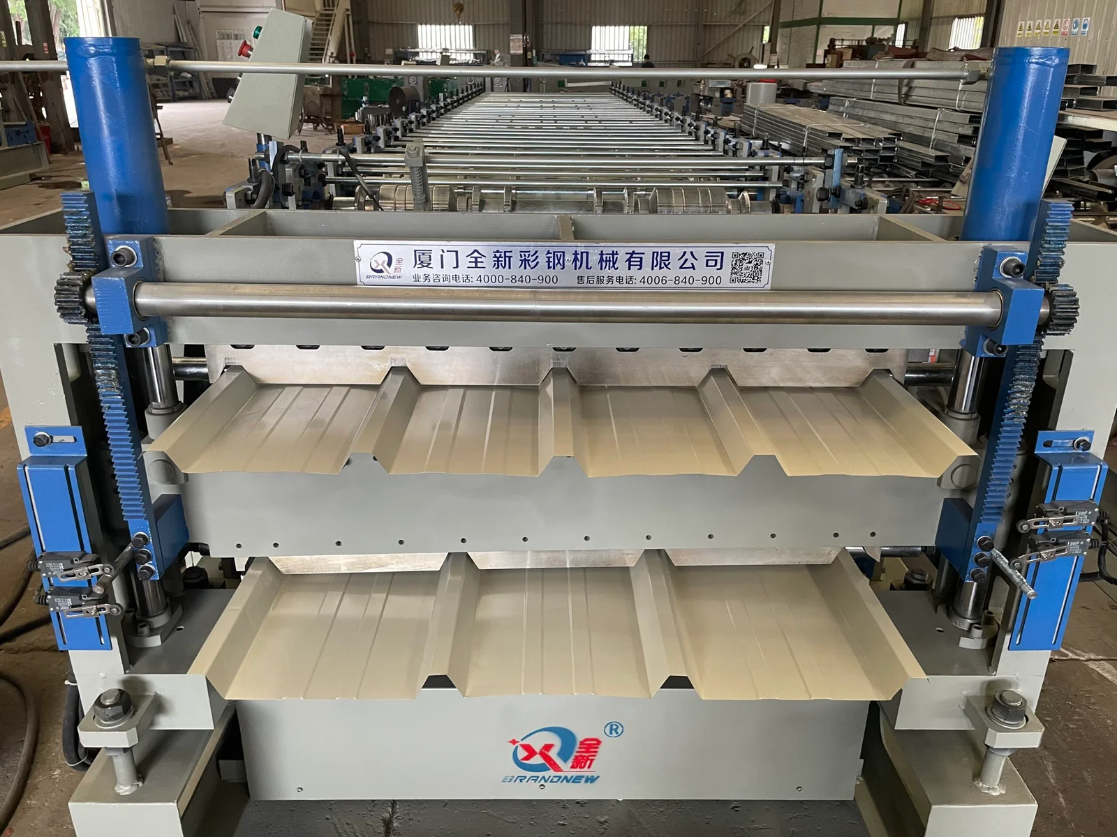 Double Layer Roofing Sheet Roll Forming Machine - Image 4